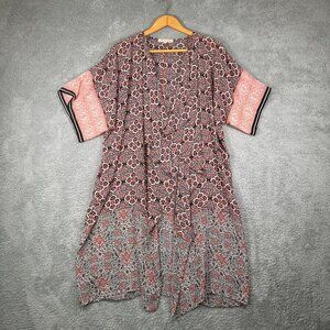 Penelope Swimsuit Swimwear Pink Swim Cover Throw Over Boho Size‎ M